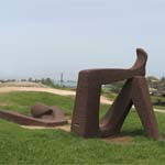 Sculpture-by-Kanai-Kunhiraman-at-Shankumugham-Beach- Trivandrum